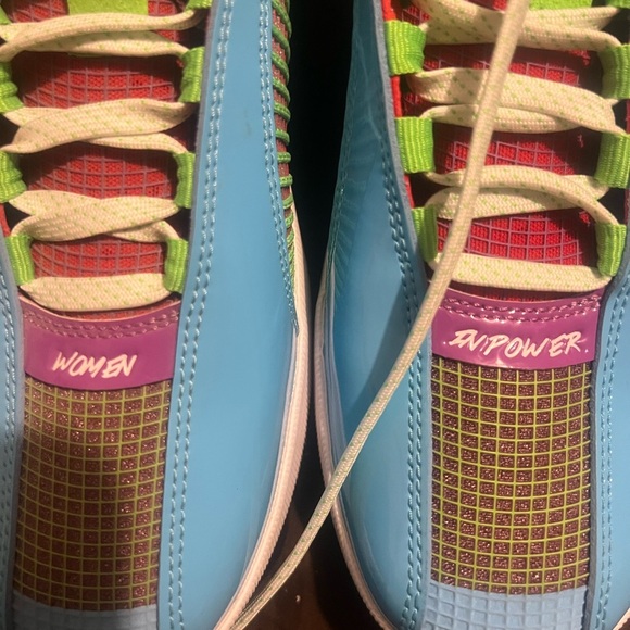 Vibrant Blue and Green Athletic Sneakers with Modern Design Air Jordan 35 Nike - Picture 3 of 8